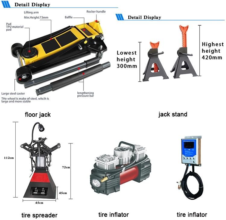 Customer Request Wholesale Garage Car Lift Tire Changer and Balancer Combo