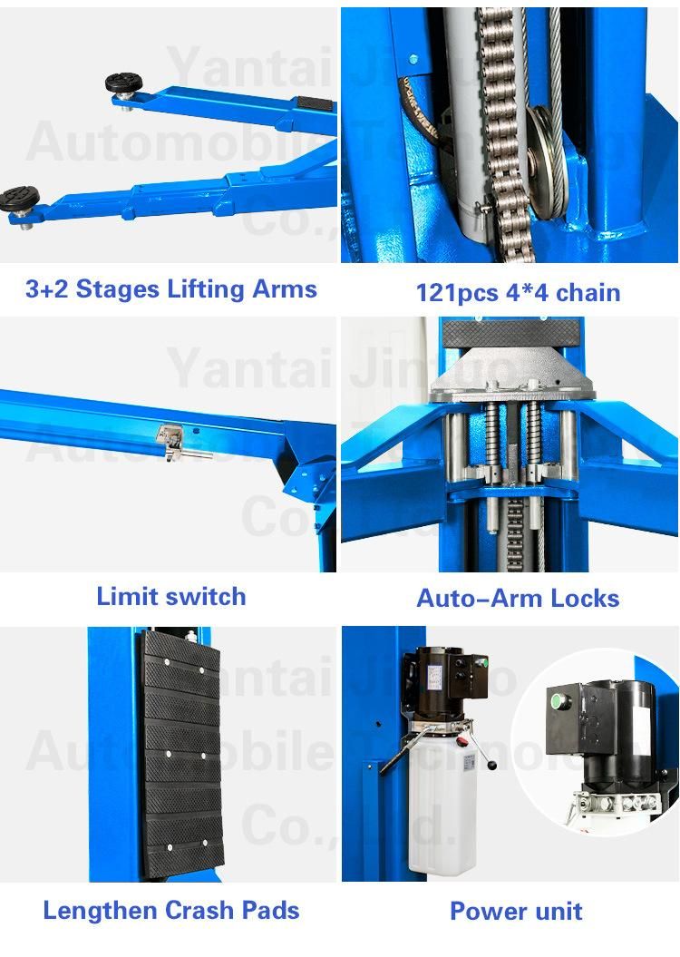 Manufactures Factory Auto 2 Post Car Lift with Good Quality