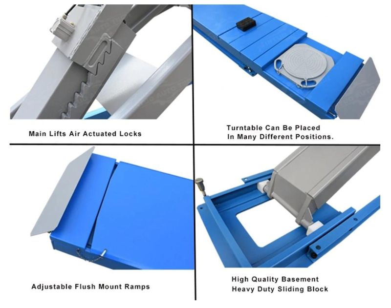 Jintuo Hydraulic Car Workshop Lifting Equipment