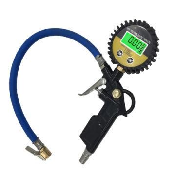 Tire Inflator Gauge with Pressure Gauge Car Motorcycle Bike Digital Tire Inflator Pressure Gauge