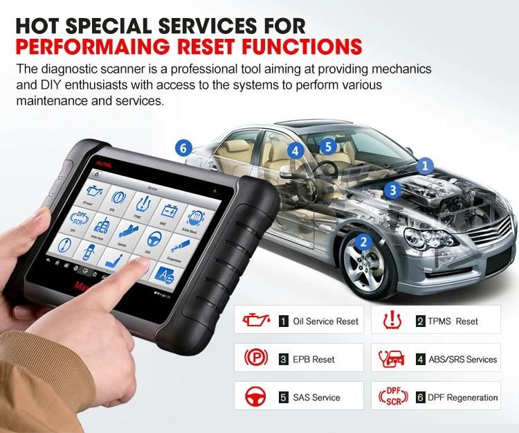 Autel Dignostic Tools Car Diagnostic Tool Scanner Autel Maxipr MP808ts