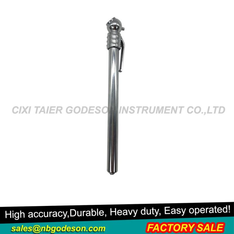 Plastic Head Metal Tube Pen Tire Gauge