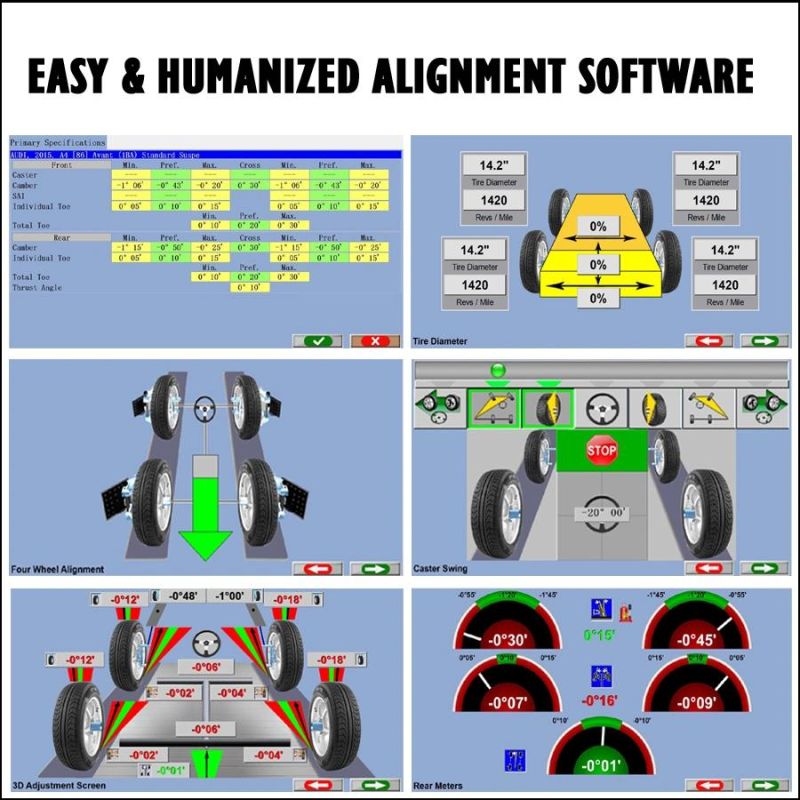 Garage Equipment Replacement 3D Wheel Aligner Camera