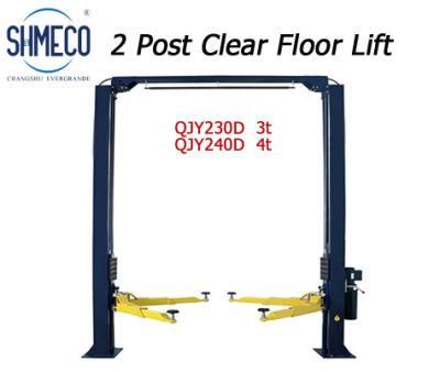 2 Post Base Plate Car Lift