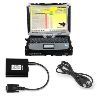 Forklift Diagnostic Tools Judit-4 Jungheinrich Diagnostic Scanner Kit Judit Incado Box Judit 4.35 Plus Panasonic CF19 Laptop