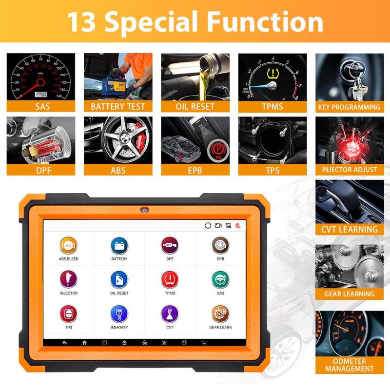 Humzor Nexzsys Ns366s Tablet Full System Diagnosic Tool with 13 Special Functions Free Update Online