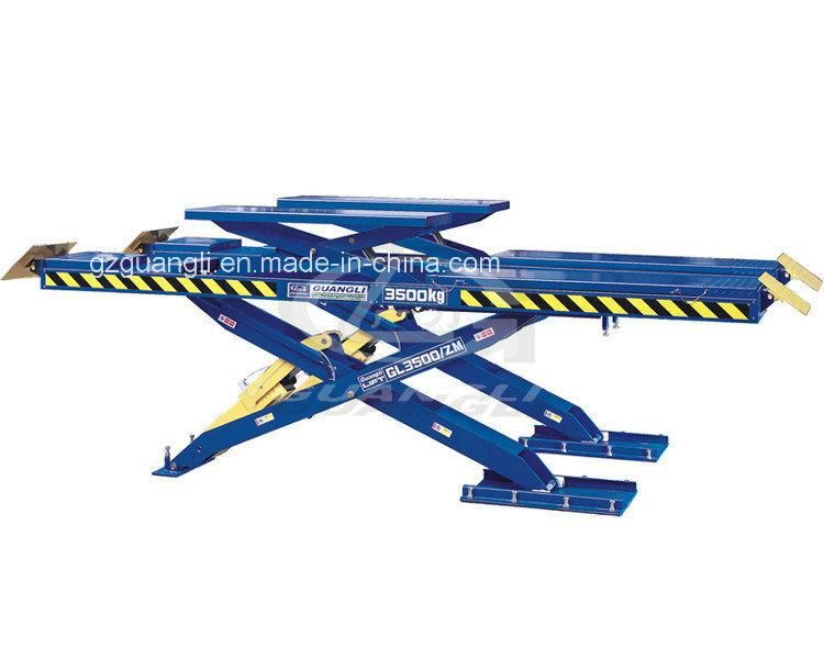 Guangli Brand Stationary Hydraulic Scissor Car Lift for Sale