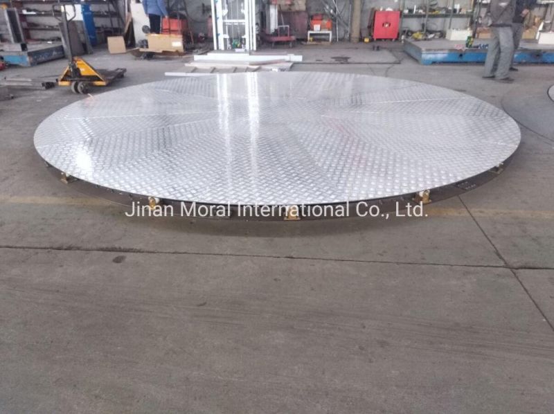 Aluminum/Steel Table Customizable Diameter Rotating Car Platform