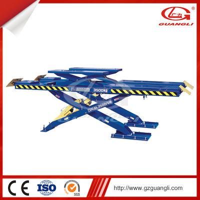 Gl3500/Zm Double Platform Scissor Manual Car Lift for Four-Wheel Alignment