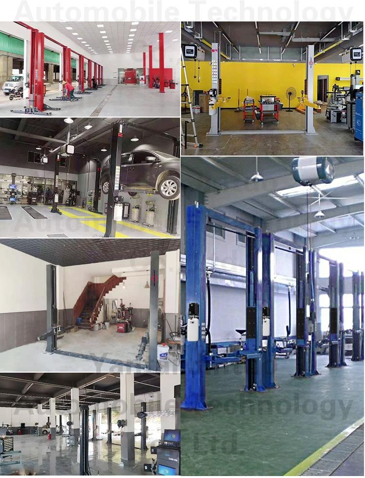 Made in China Car Hoist Scissor Auto Lift Automotive for Accident Car