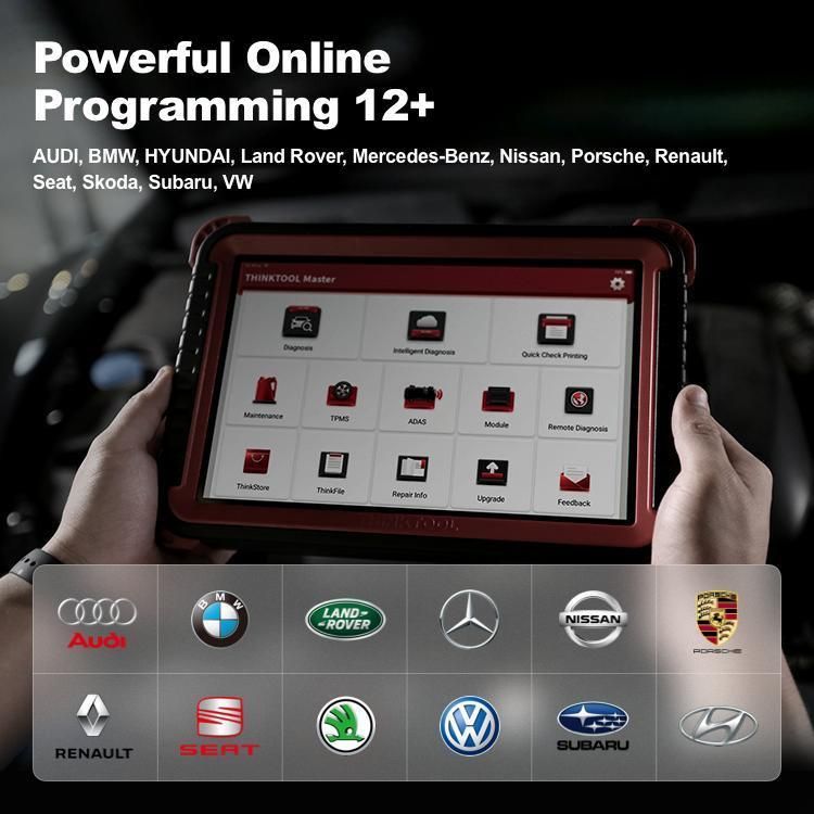 Thinktool Master with Thinkdiag Vci Obdii Diagnostic Machine for All Cars with Printer