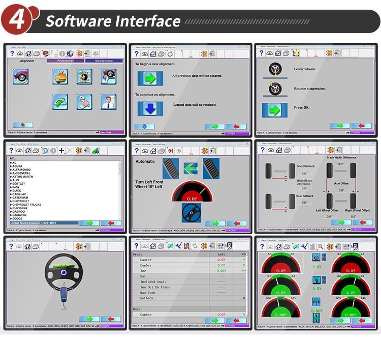 Wheel Alignment V3d Using Intelligent Lamp Designthe Operation