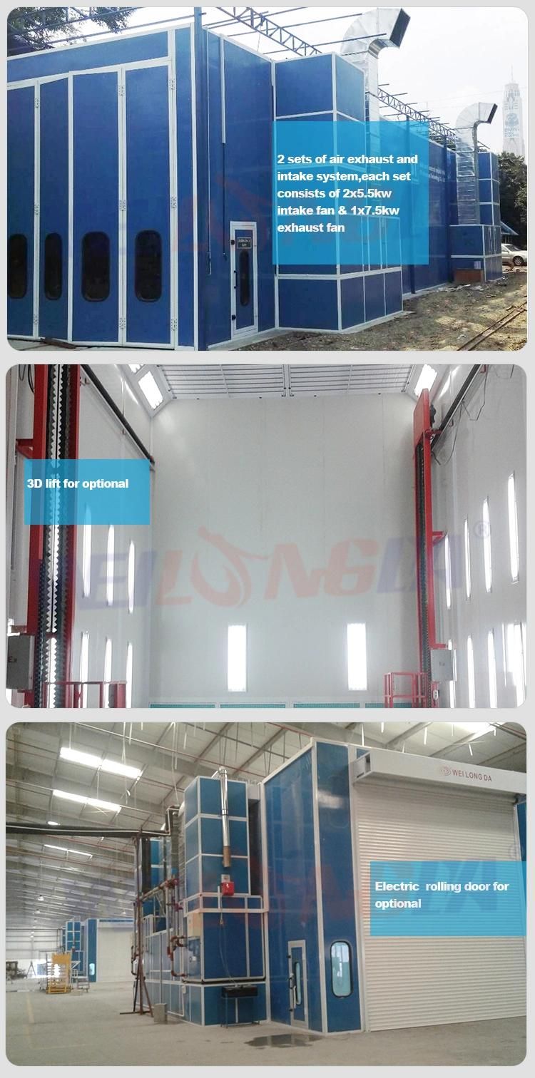 Wld15000 Automotive Train Bus Spray Booth/Paint Booth/Painting Booth/Truck Spray Booth/Painting Room/Painting Cabin/Car Spraying Booth/Chamber/Camera Price