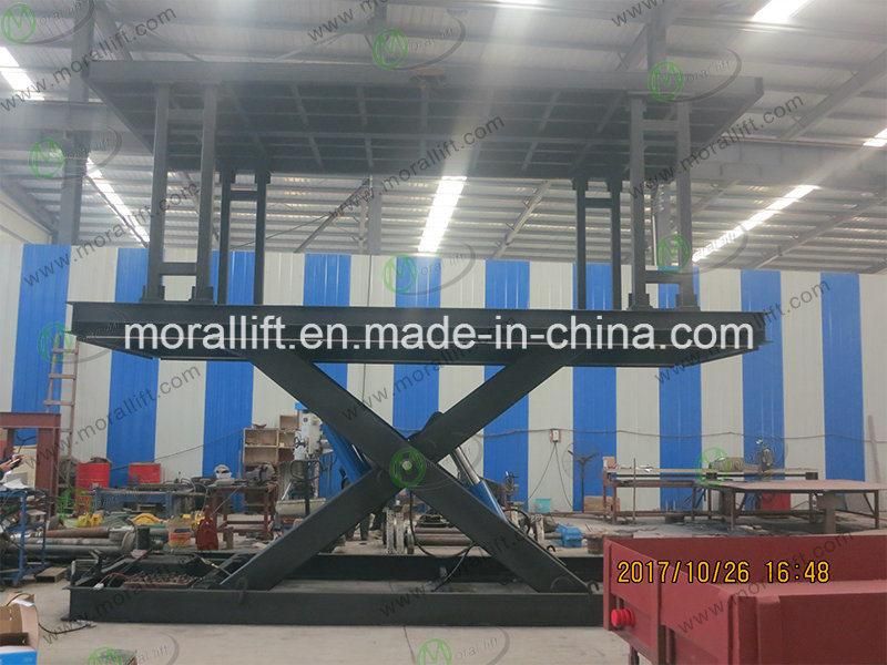 CE certificated hydraulic double deck car lift