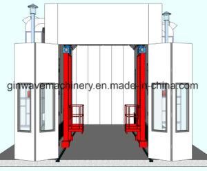 Big Spray Booth with Three-Dimensional Platform