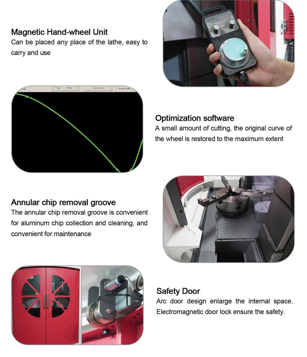 Alloy Wheel Repair CNC Lathe Refurbishment Rim Machine