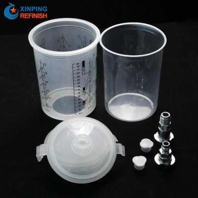 Manufacture 800cc PP Plastic Disposable Paint Cups for Car Painting