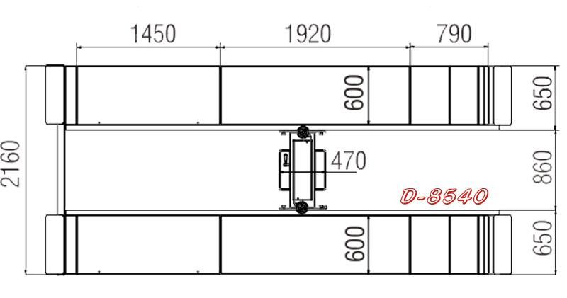 Vico 8818lbs Elevator Scissor Crane Lifter Garage Vehicle Repair