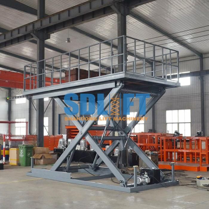 3t 4m Customized Hydraulic Scissor Car Lift with Ce