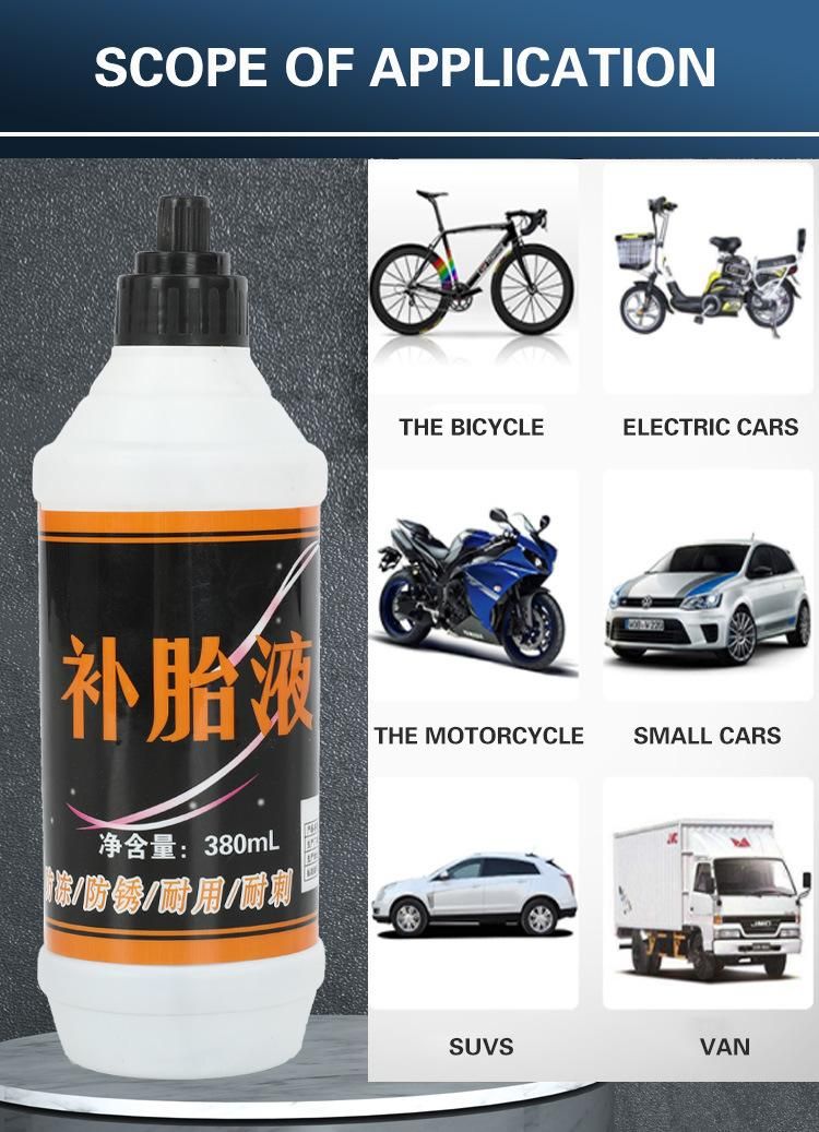 Wholesale Liquid Tyre Repair Puncture Sealant for Motorcycle Electric Bike Tubeless Tire