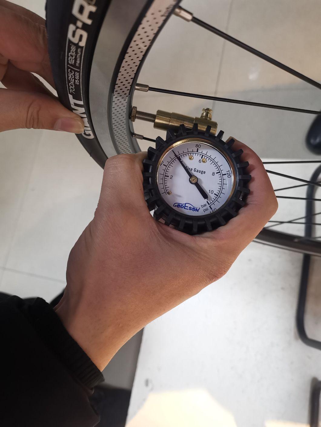 Portable Bike Tire Air Pressure Gauge