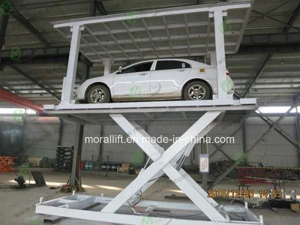 CE Approved Home Basement Scissor Car Lift