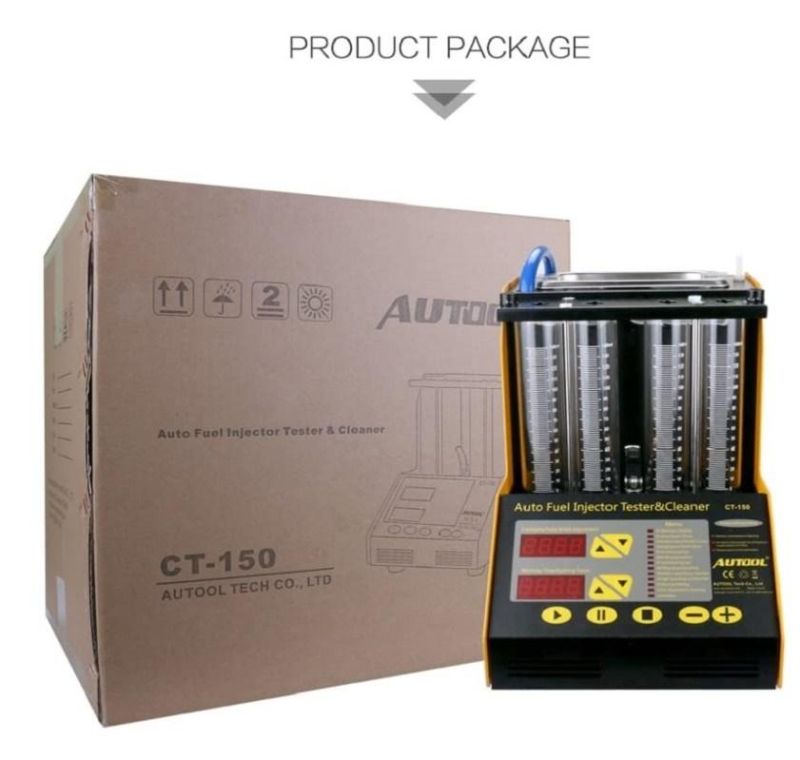 Autool Mini CT-150 Automotive 4 Cylinder Ultrasonic Wave Injector Cleaner and Tester