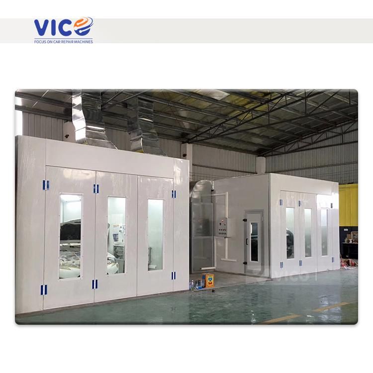 Vico Auto Painting Booth Paint Spray Booth Repair Center Diesel Car Spray Booth