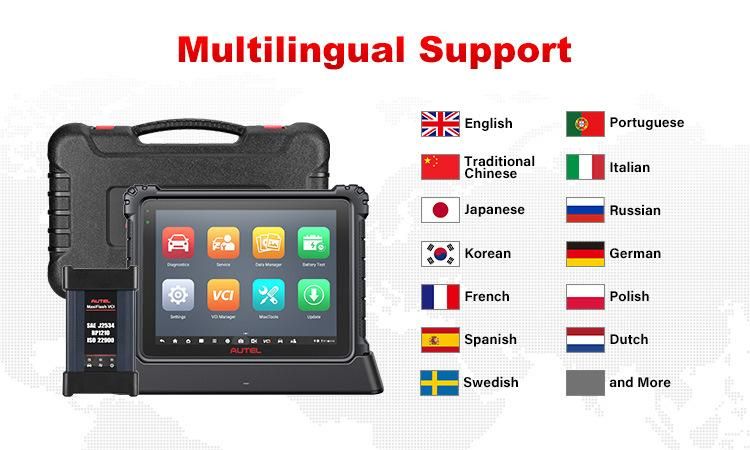 2022 New Autel Maxisys Ultra Lite Automotive Car Diagnostic Tool with Maxiflash Vci No IP Limitation Upgrade of Ms909/ Elite II