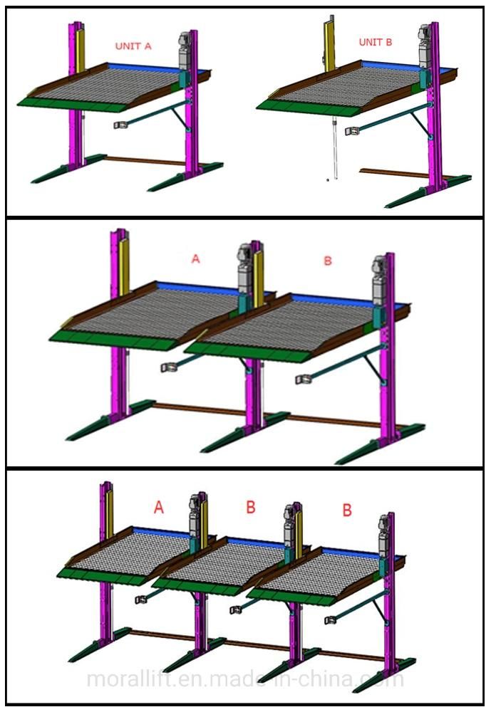 2 post car parking lift