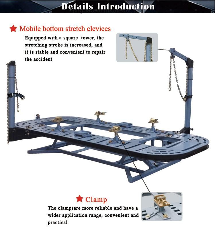 Ozm-5000 Auto Body Straightening Bench Car Body Repair Bench