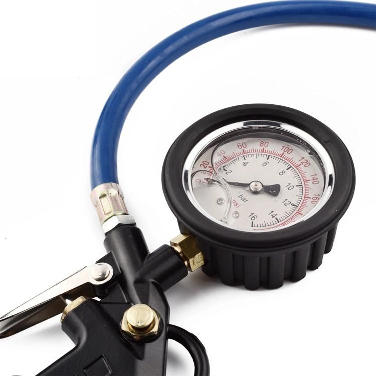 Inflator Tire Pressure Gauge Oil Filled Pressure Gauge Auto Truck Tire Pressure Gauge Inflator