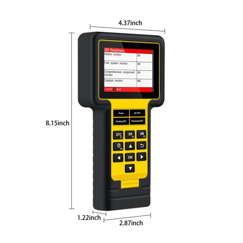 OBD2 Auto Diagnostic Scanner Thinkcar Thinkscan 600 Full Obdii Functions