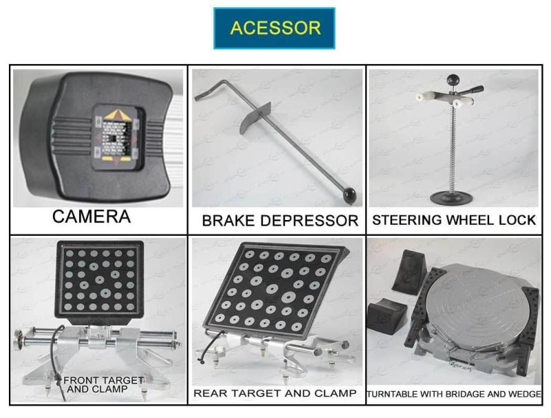 Garage Equipment Car 3D Wheel Alignment Machine