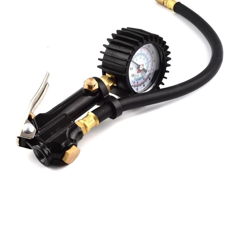 Wholesale 220psi High-Precision Tire Inflator Tire Air Pressure Gauge with Chuck for Auto