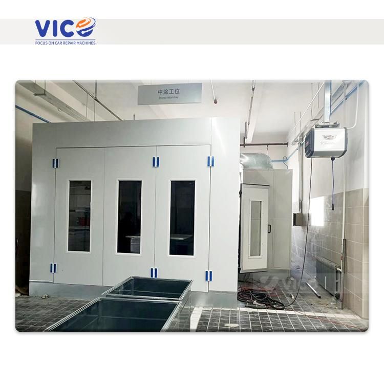 Vico Auto Spray Painting Booth Car Baking Oven Auto Body Shop Baking Room