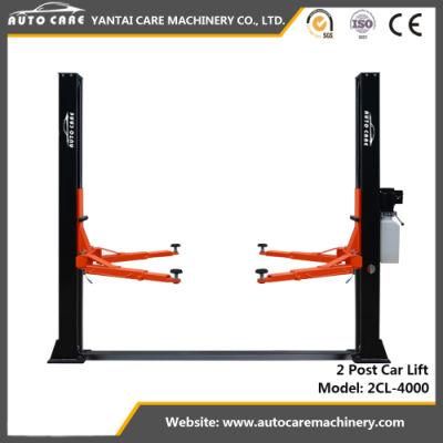 4 Tons Hydraulic Double Cylinder Two Post Auto Vehicle Car Lift