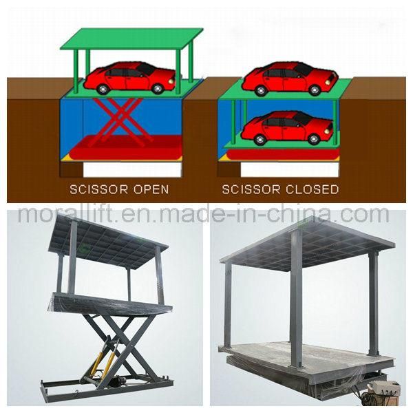 Automatic Lifting Platform Hydraulic Invisible Car Parking Lift