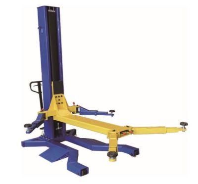 2500kg Garage Car Lifting Equipment Hydraulic Movable Single Post Lift