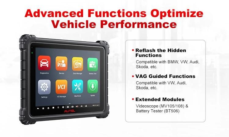 2022 Autel Maxisys Ultra Lite OE Level Global Version Supports Multi-Language Ms909 Ms919 ECU Programmer Diagnostic Tool OE Level System for All Cars