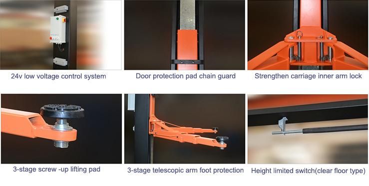 4.0-5.0 Ton Two Post Car Lifter