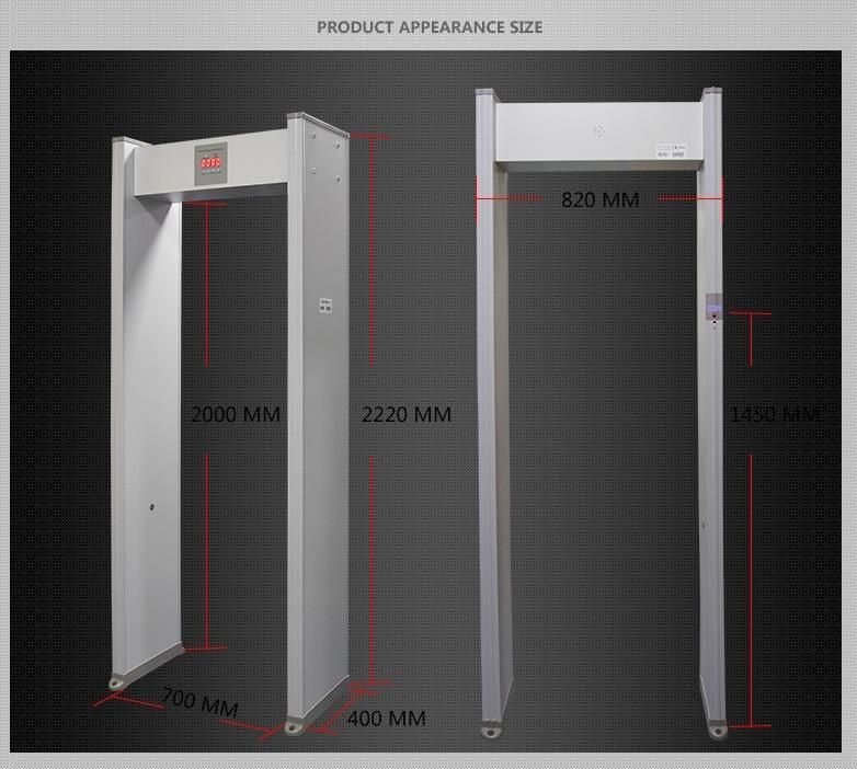 Human Body Face Temperature Measurement System Security Turnstile Gate Door