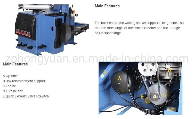 China Supplier Semi-Automatic Swing Arm Cheap Tire Changer