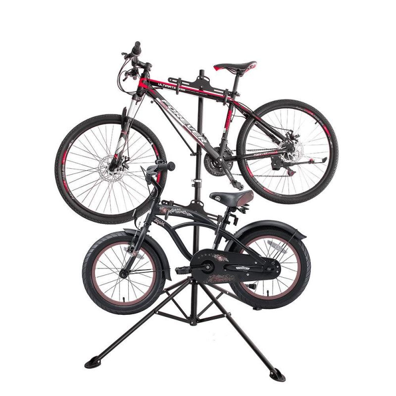 Hanging Bike Rack Perpendicular to Ground and Ceiling Bike Storage Tower