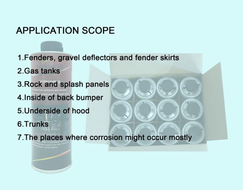 Sound and Heat Insulation Anti-Rust Better Underseal Fast Dry Undercoating