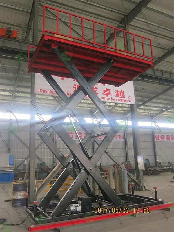 Underground Private Garage Used Hydraulic Scissor Car Lift (SJG)