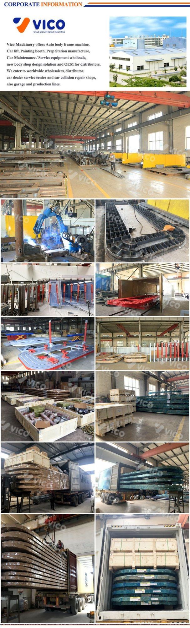 Vico Vechile Collision Repair Frame Machine Lift Platform