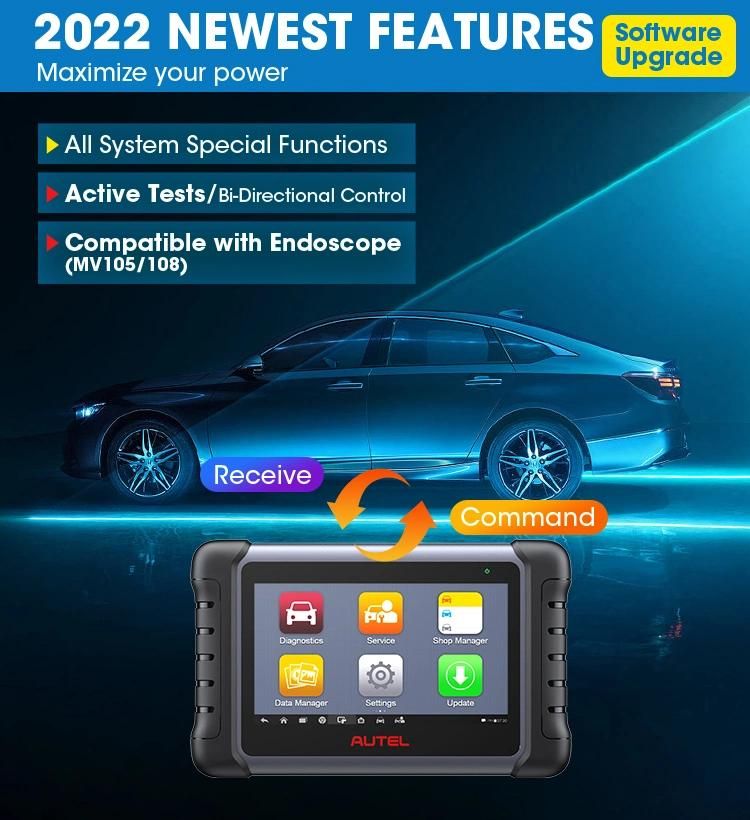 Autel Diagnostic Scanner Maxicom Mk808 Autel Diagnostic Tools Scanner OBD2