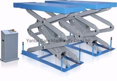 Ce Certified 3t Flush Mounted Inground Scissor Car Lift System