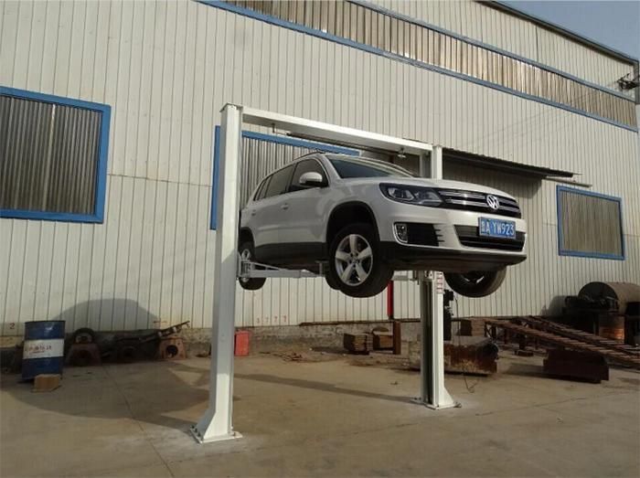 Hot Sale Manual Release 4 Ton Two Post Gantry Car Lift